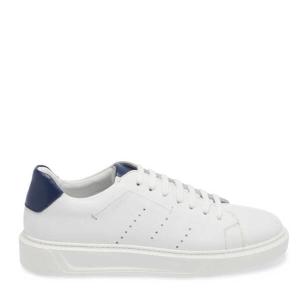 Beyaz Deri Erkek Sneaker - E24I1AY56856-C73 - 3