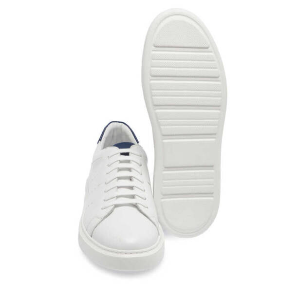 Beyaz Deri Erkek Sneaker - E24I1AY56856-C73 - 4