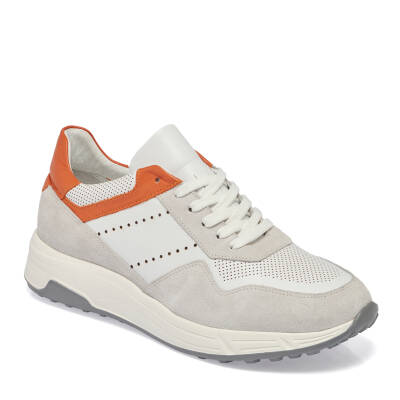  Beyaz Deri Erkek Sneaker - E24I1AY56859-A26 