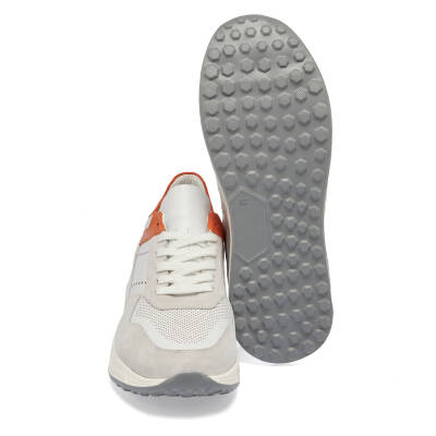  Beyaz Deri Erkek Sneaker - E24I1AY56859-A26 - 4