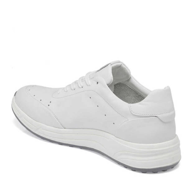 Beyaz Deri Erkek Sneaker - E24I1AY56860-A26 - 2