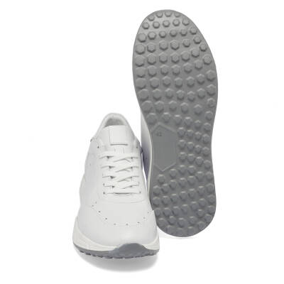  Beyaz Deri Erkek Sneaker - E24I1AY56860-A26 - 4