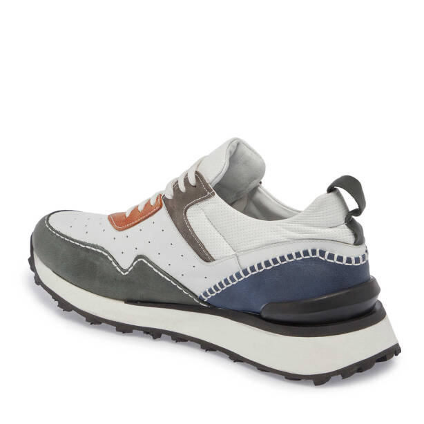 Beyaz Deri Erkek Sneaker - E24I1AY56861-S1V - 3