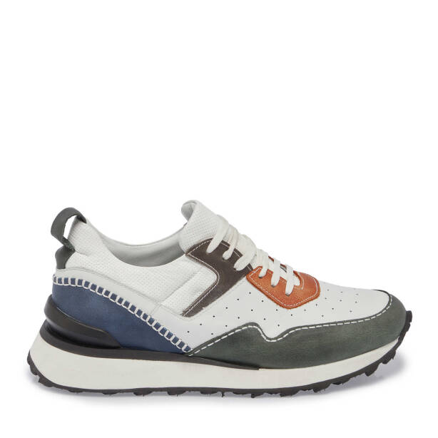 Beyaz Deri Erkek Sneaker - E24I1AY56861-S1V - 4