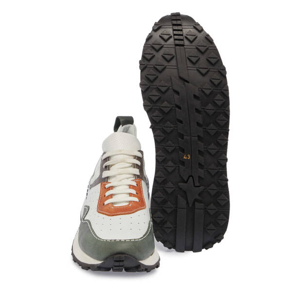 Beyaz Deri Erkek Sneaker - E24I1AY56861-S1V - 5