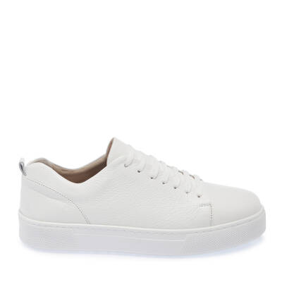  Beyaz Deri Erkek Sneaker - E24I1AY56878-B69 - 3