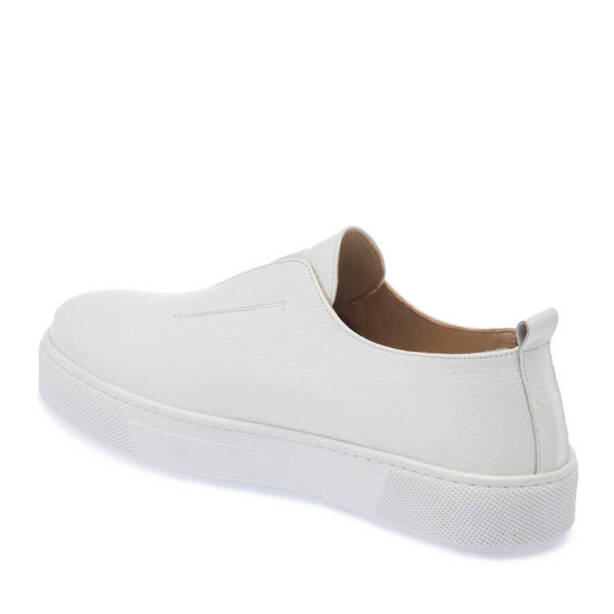 Beyaz Deri Erkek Sneaker - E24I1AY56879-B69 - 2