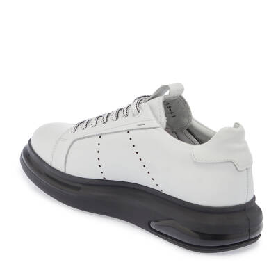  Beyaz Deri Erkek Sneaker - E24S1AY57048-A26 - 2