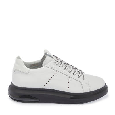  Beyaz Deri Erkek Sneaker - E24S1AY57048-A26 - 3