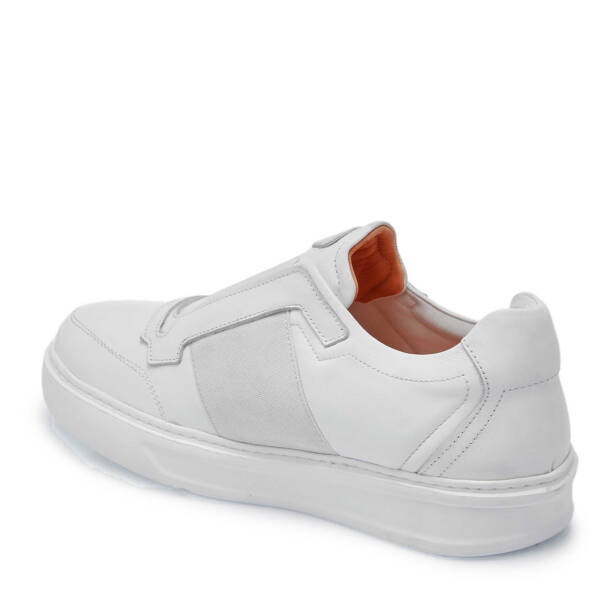 Beyaz Deri Erkek Sneaker - E25I1AY57180-A26 - 2