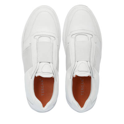 Beyaz Deri Erkek Sneaker - E25I1AY57180-A26 - 5