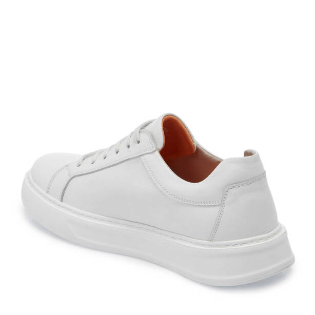 Beyaz Deri Erkek Sneaker - E25I1AY57182-A26 - 2