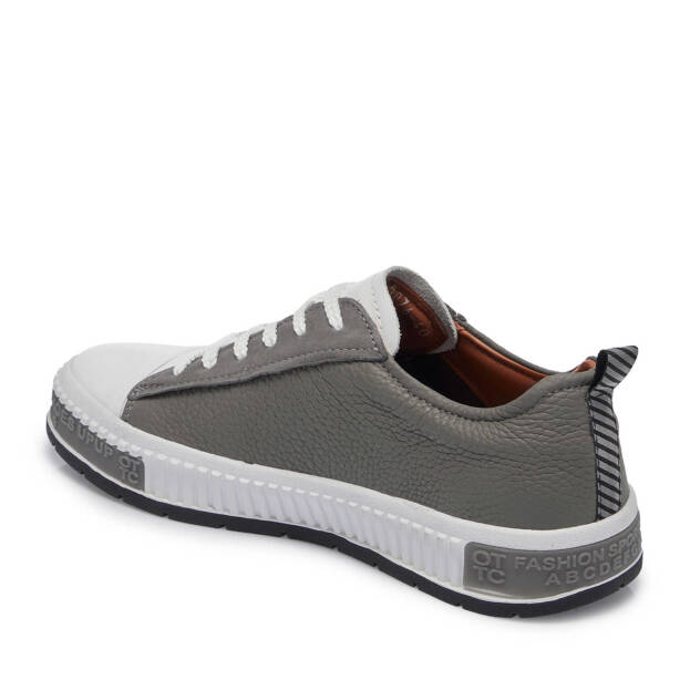 Beyaz Deri Erkek Sneaker - E25I1AY57183-K02 - 2