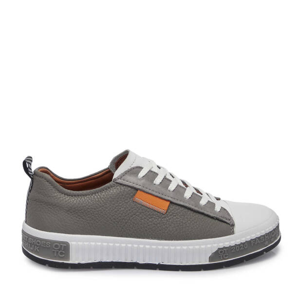 Beyaz Deri Erkek Sneaker - E25I1AY57183-K02 - 3