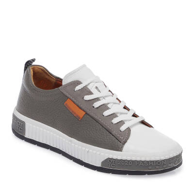 Beyaz Deri Erkek Sneaker - E25I1AY57183-L85 - 1
