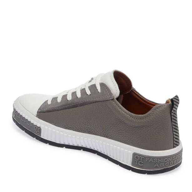 Beyaz Deri Erkek Sneaker - E25I1AY57183-L85 - 2