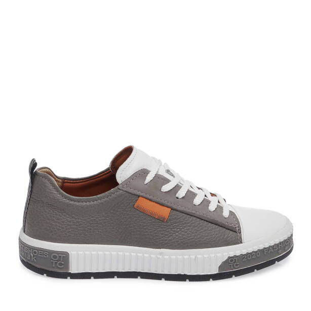 Beyaz Deri Erkek Sneaker - E25I1AY57183-L85 - 3