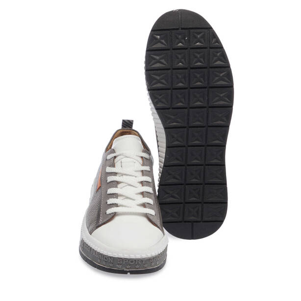 Beyaz Deri Erkek Sneaker - E25I1AY57183-L85 - 4