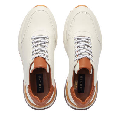 Beyaz Deri Erkek Sneaker - E25I1AY57185-N3O - 5