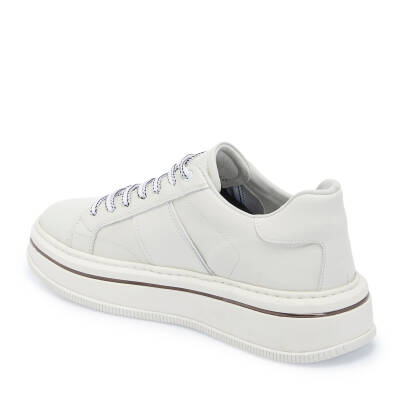 Beyaz Deri Erkek Sneaker - E25I1AY57190-A26 - 2