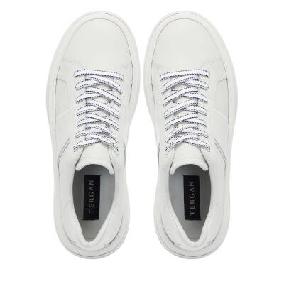 Beyaz Deri Erkek Sneaker - E25I1AY57190-A26 - 5