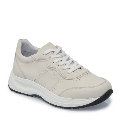 Beyaz Deri Erkek Sneaker - E25I1AY57210-N3O 