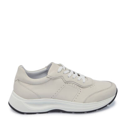Beyaz Deri Erkek Sneaker - E25I1AY57210-N3O - 3