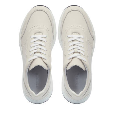 Beyaz Deri Erkek Sneaker - E25I1AY57210-N3O - 5