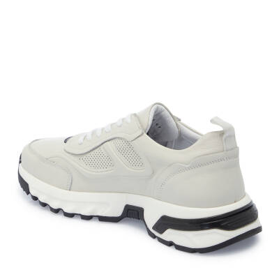 Beyaz Deri Erkek Sneaker - E25I1AY57211-N3O - 2