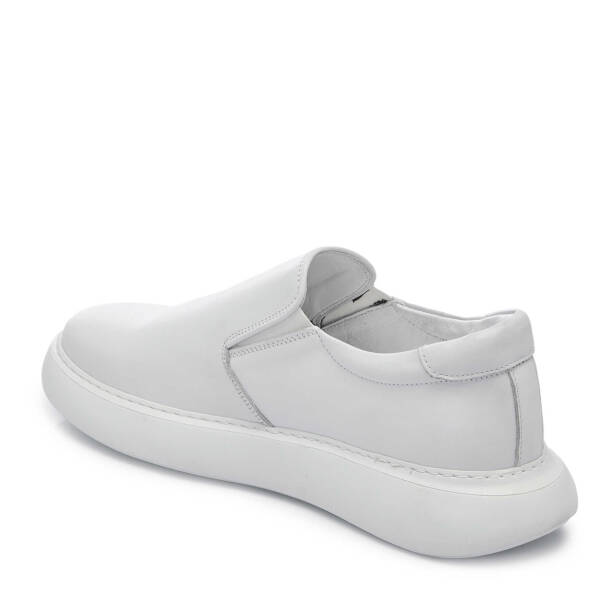 Beyaz Deri Erkek Sneaker - E25I1AY57224-A26 - 2