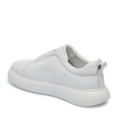 Beyaz Deri Erkek Sneaker - E25I1AY57225-A26 - 2