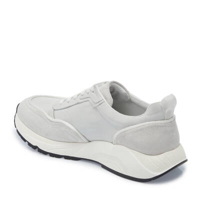 Beyaz Deri Erkek Sneaker - E25I1AY57233-B32 - 2