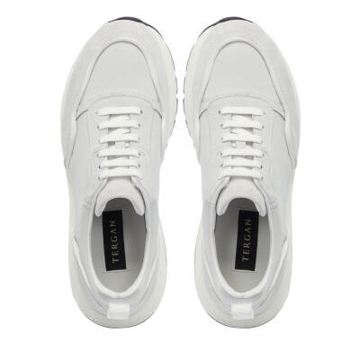 Beyaz Deri Erkek Sneaker - E25I1AY57233-B32 - 5
