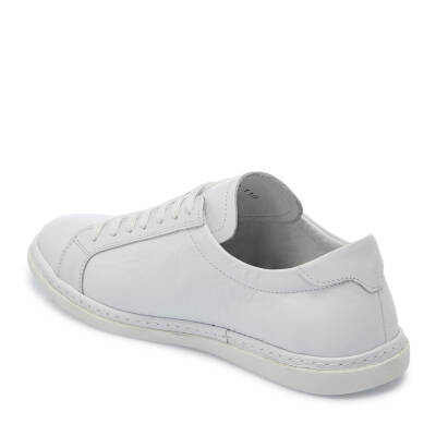 Beyaz Deri Erkek Sneaker - E25I1AY57267-A26 - 2