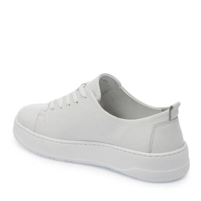 Beyaz Deri Erkek Sneaker - E25I1AY57268-A26 - 2