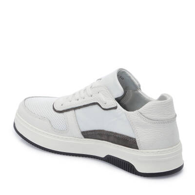 Beyaz Deri Erkek Sneaker - E25I1AY57270-A26 - 2