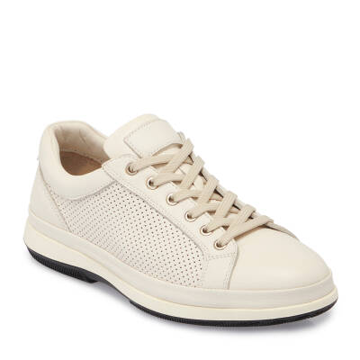 Beyaz Deri Erkek Sneaker - E25I1AY57274-N3O 