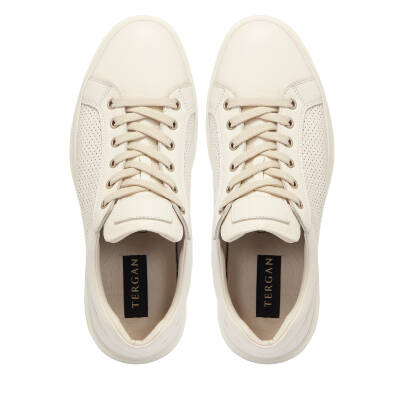 Beyaz Deri Erkek Sneaker - E25I1AY57274-N3O - 5