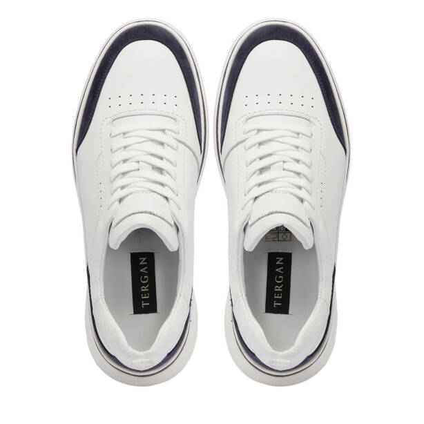 Beyaz Hakiki Deri Erkek Sneaker - E25I1AY57280-A31 - 6