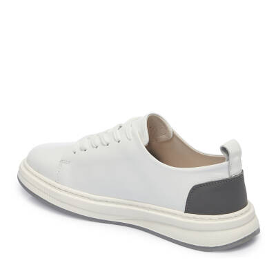 Beyaz Deri Erkek Sneaker - E25I1AY57282-A26 - 2