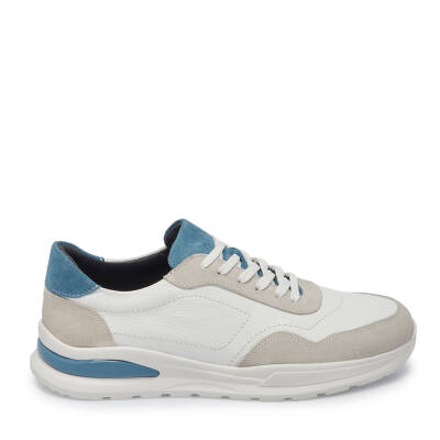  Beyaz Deri Erkek Sneaker - E25I1AY57296-W25 - 3
