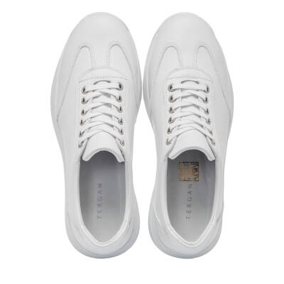 Beyaz Deri Erkek Sneaker - E25I1AY57304-A26 - 5
