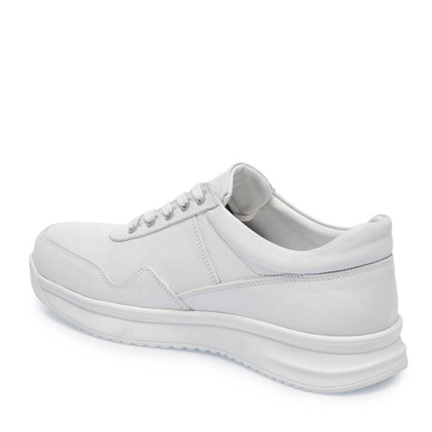 Beyaz Deri Erkek Sneaker - E25I1AY57305-A26 - 2