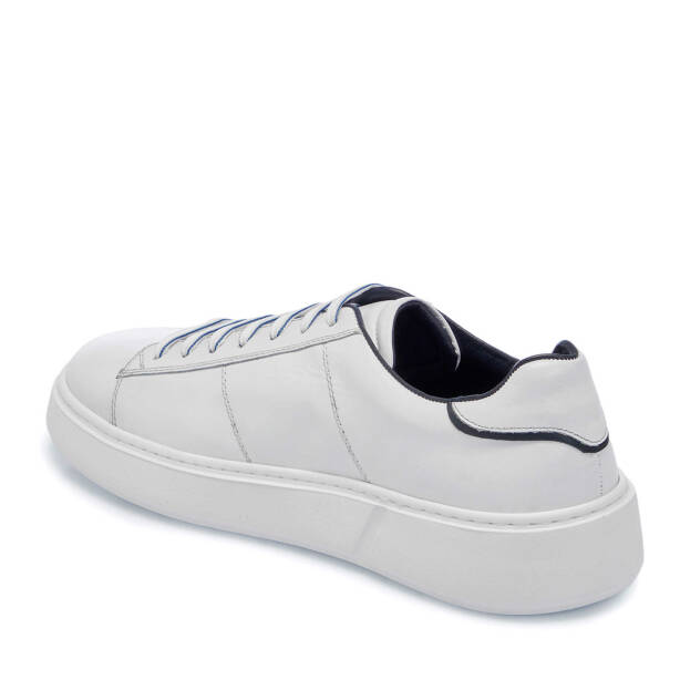 Beyaz Deri Erkek Sneaker - E25I1AY57309-A26 - 2