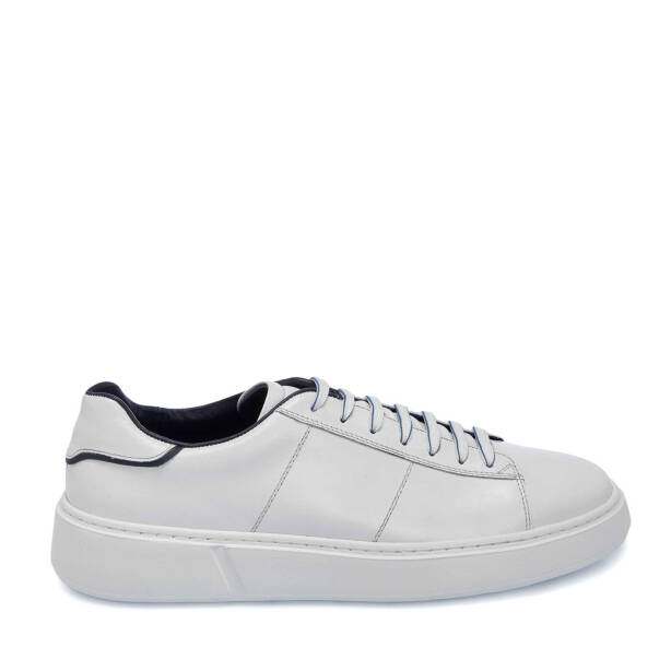 Beyaz Deri Erkek Sneaker - E25I1AY57309-A26 - 3