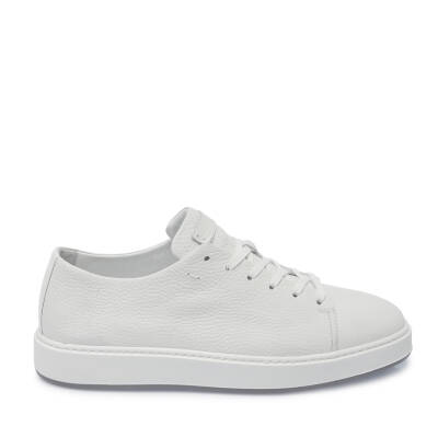 Beyaz Deri Erkek Sneaker - E25I1AY57319-A26 - 3
