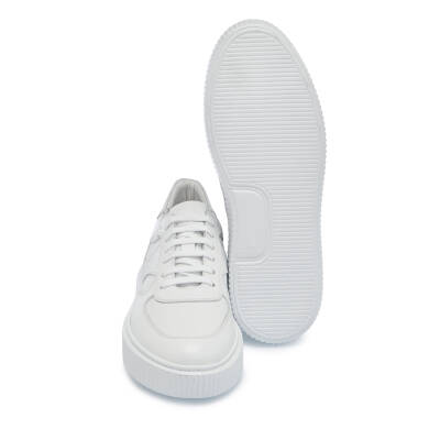 Beyaz Deri Erkek Sneaker - E25I1AY57335-L80 - 4