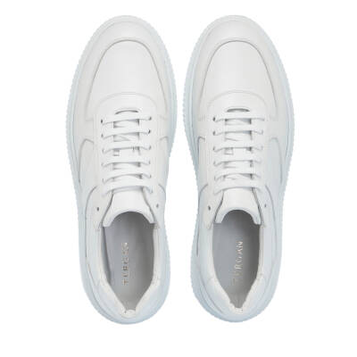 Beyaz Deri Erkek Sneaker - E25I1AY57335-L80 - 5