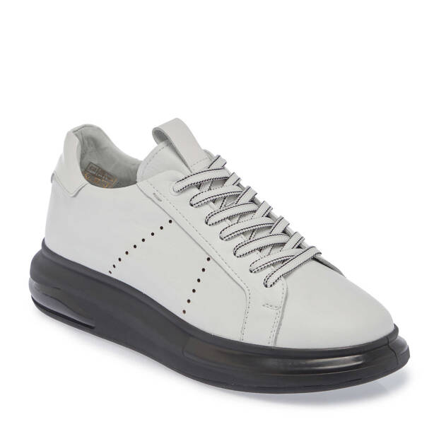 Beyaz Deri Erkek Sneaker - E25S1AY57385-A26 