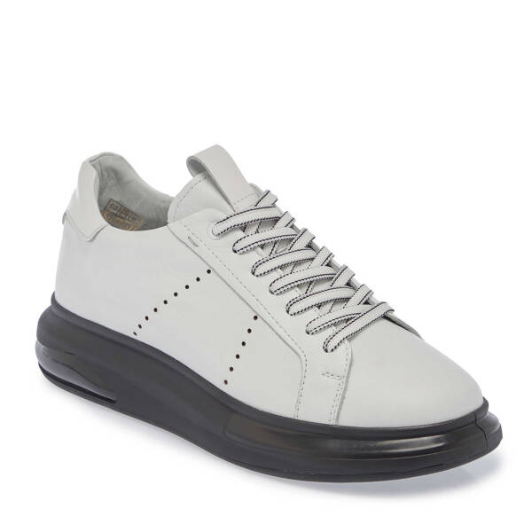 Beyaz Deri Erkek Sneaker - E25S1AY57385-A26 - 1